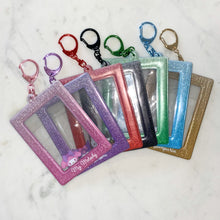 Load image into Gallery viewer, Sanrio Glitter PC Holder Keychain