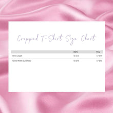 Load image into Gallery viewer, Crystal Cropped Baby Tee