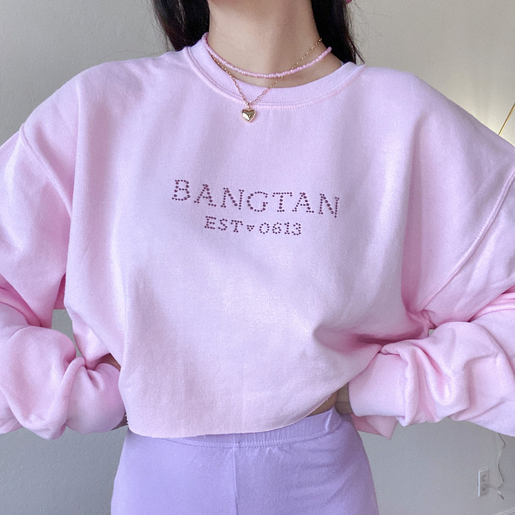 Crystal Cropped Sweatshirt