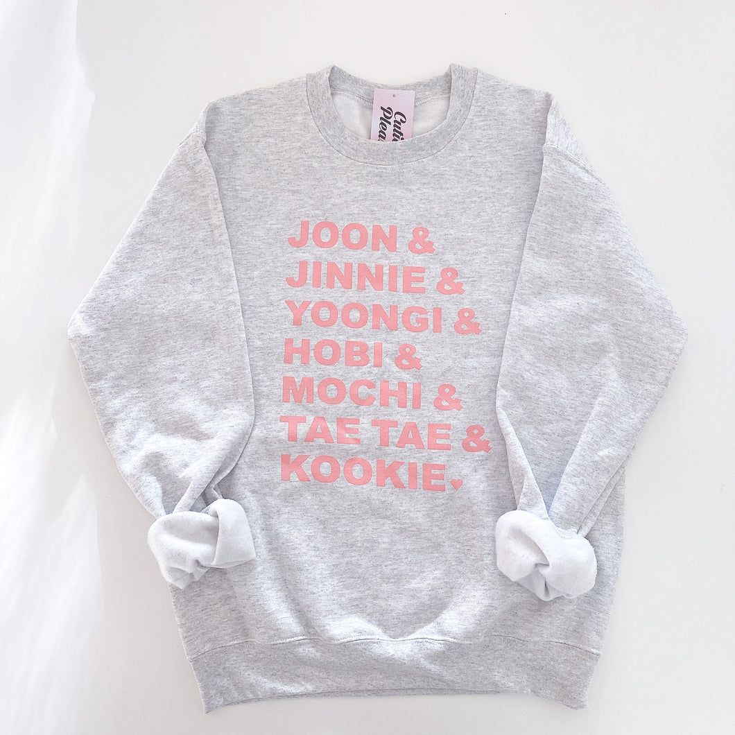 Nicknames Crewneck Sweatshirt